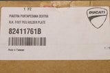 Ducati 1199 Panigale 2013 Diavel 11-18 foot peg holder (right) 82411761B