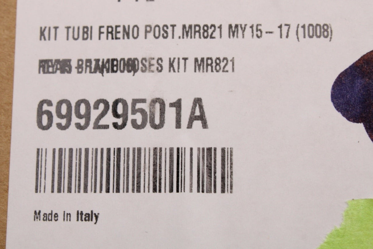 Ducati Monster 821 2015-17 rear brake hose kit 69929501A