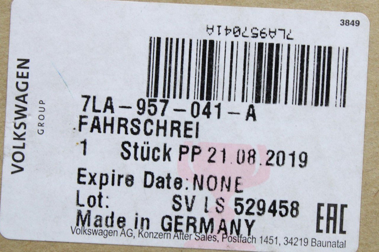 VW Crafter 2017-on Tachograph tacho unit module twin driver 7LA957041A