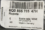 Skoda Fabia 2005-2014 rear seat release trim 6Q0885785 47H