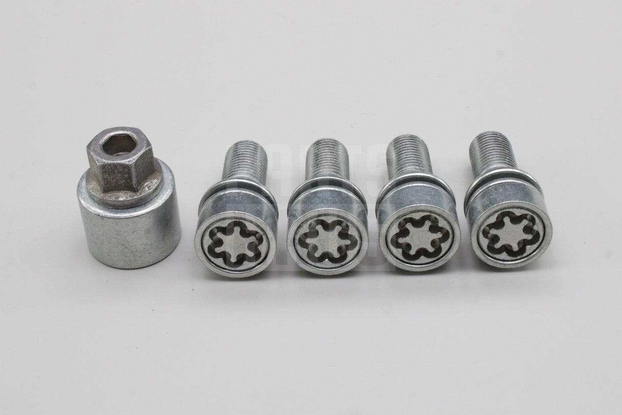 Skoda Enyaq 2021-on Elroq anti-theft locking wheel bolt set WHT002537D