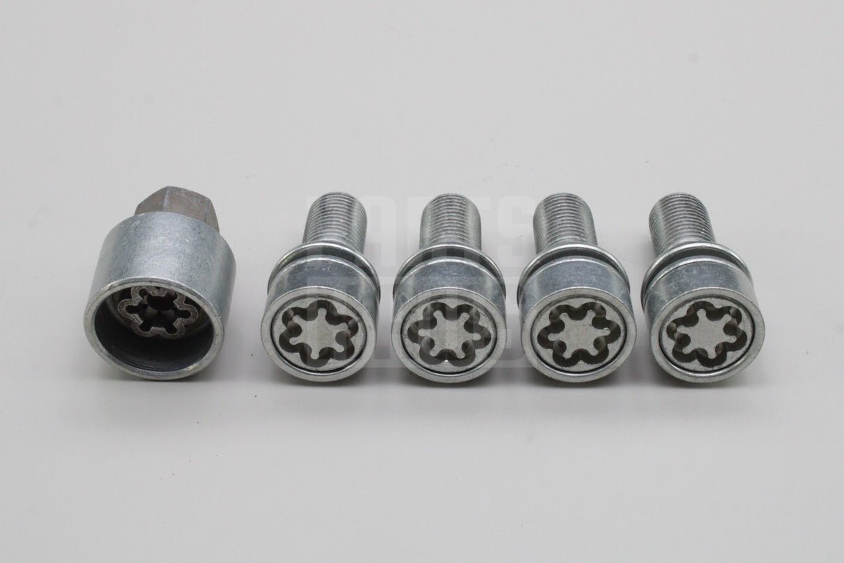 Skoda Enyaq 2021-on Elroq anti-theft locking wheel bolt set WHT002537D