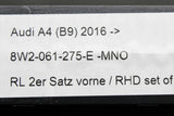 Audi A4 S4 Avant 2016-2025 RHD textile floor mats (front) 8W2061275E MNO
