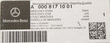 Mercedes-Benz star emblem (chrome) A0008171001
