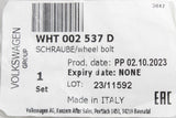 Skoda Enyaq 2021-on Elroq anti-theft locking wheel bolt set WHT002537D