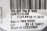 VW Transporter T5.1 T6 double seatbelt buckle (left) 7E0857739B QVZ