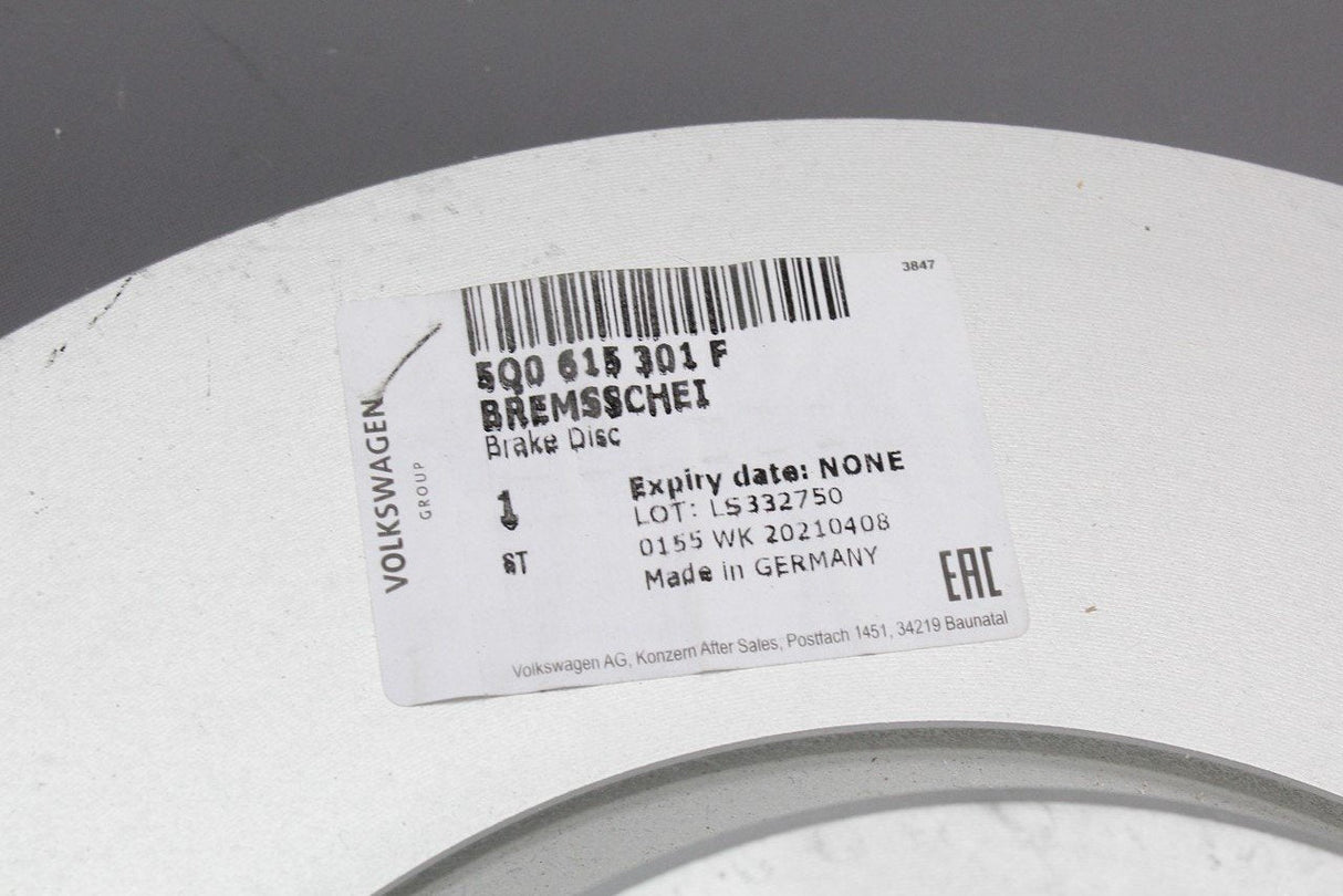 VW Audi Skoda SEAT Front brake discs 312X25mm 5Q0615301F