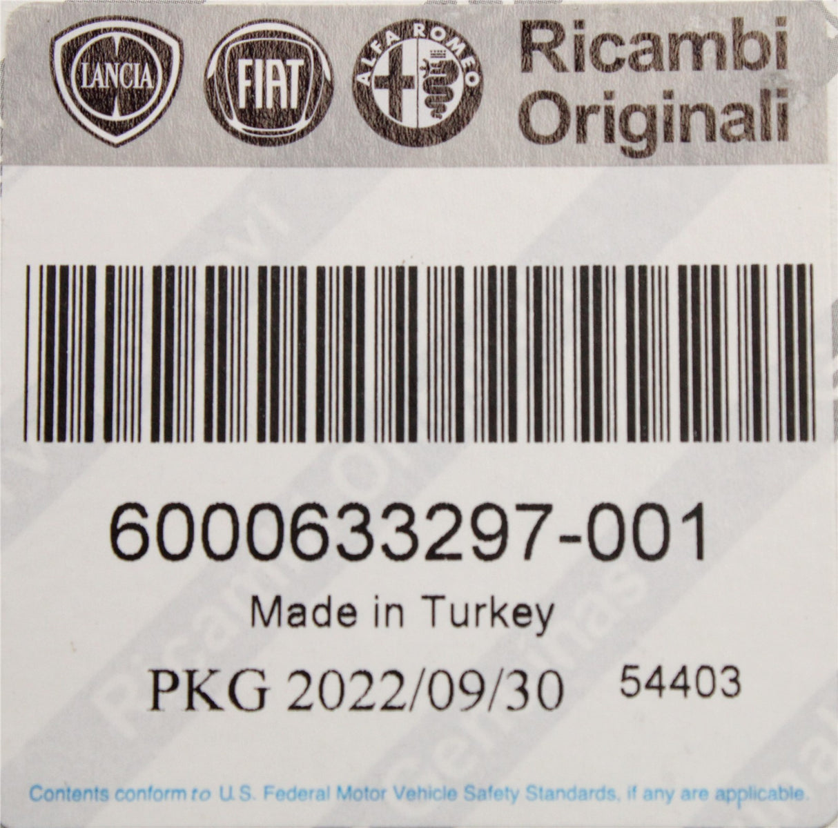 Fiat 500 Grande Punto Panda air filter element 6000633297