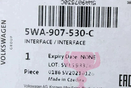 VW Golf MK8 Audi A3 Leon Octavia gateway control unit 5WA907530C