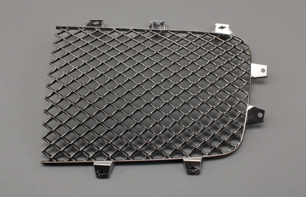 Bentley Continental 12-18 dark chrome radiator grille (left) 3W3853683B, view 1