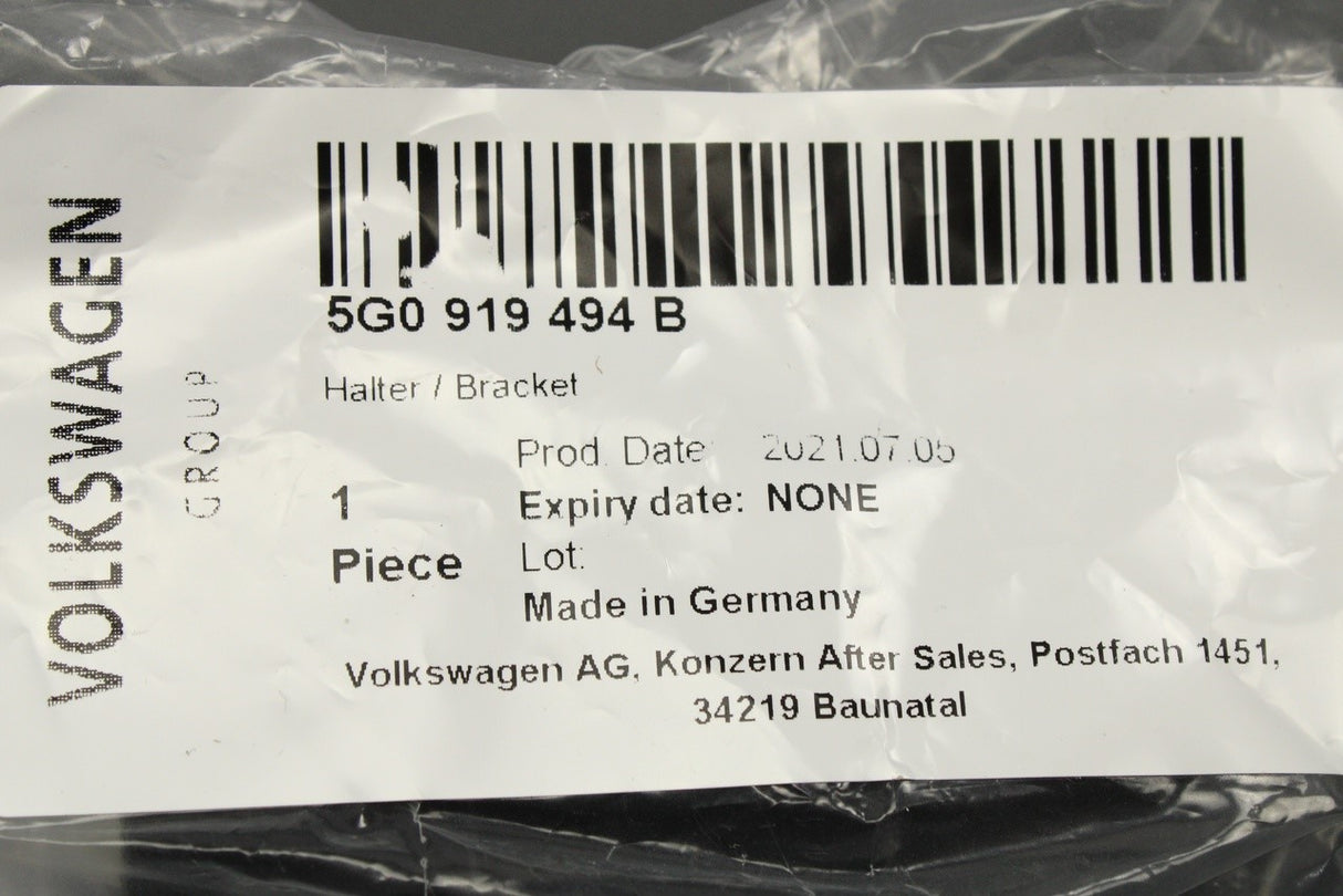 VW Golf MK7 2013-17 parking sensor bracket (front right) 5G0919494B