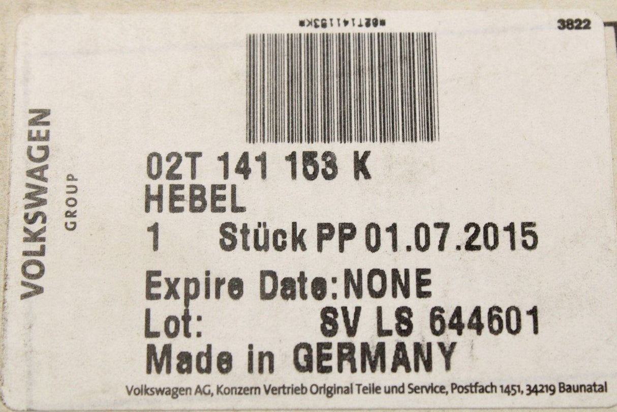 VW Lupo GTI Audi A2 A3 Skoda SEAT Leon clutch release bearing 02T141153K