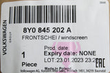 Audi A3 8Y 2022-on front door side window glass (right) 8Y0845202A