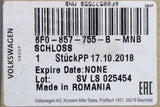 VW Polo Audi A1 SEAT Ibiza seat belt buckle (front, left) 6F0857755B MNB