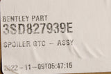 Bentley Continental GT/C 19- rear spoiler lip (carbon fibre) 3SD827939E