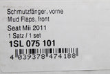 SEAT Mii 2012-on Accessory mud flaps set with fittings (front) 1SL075101
