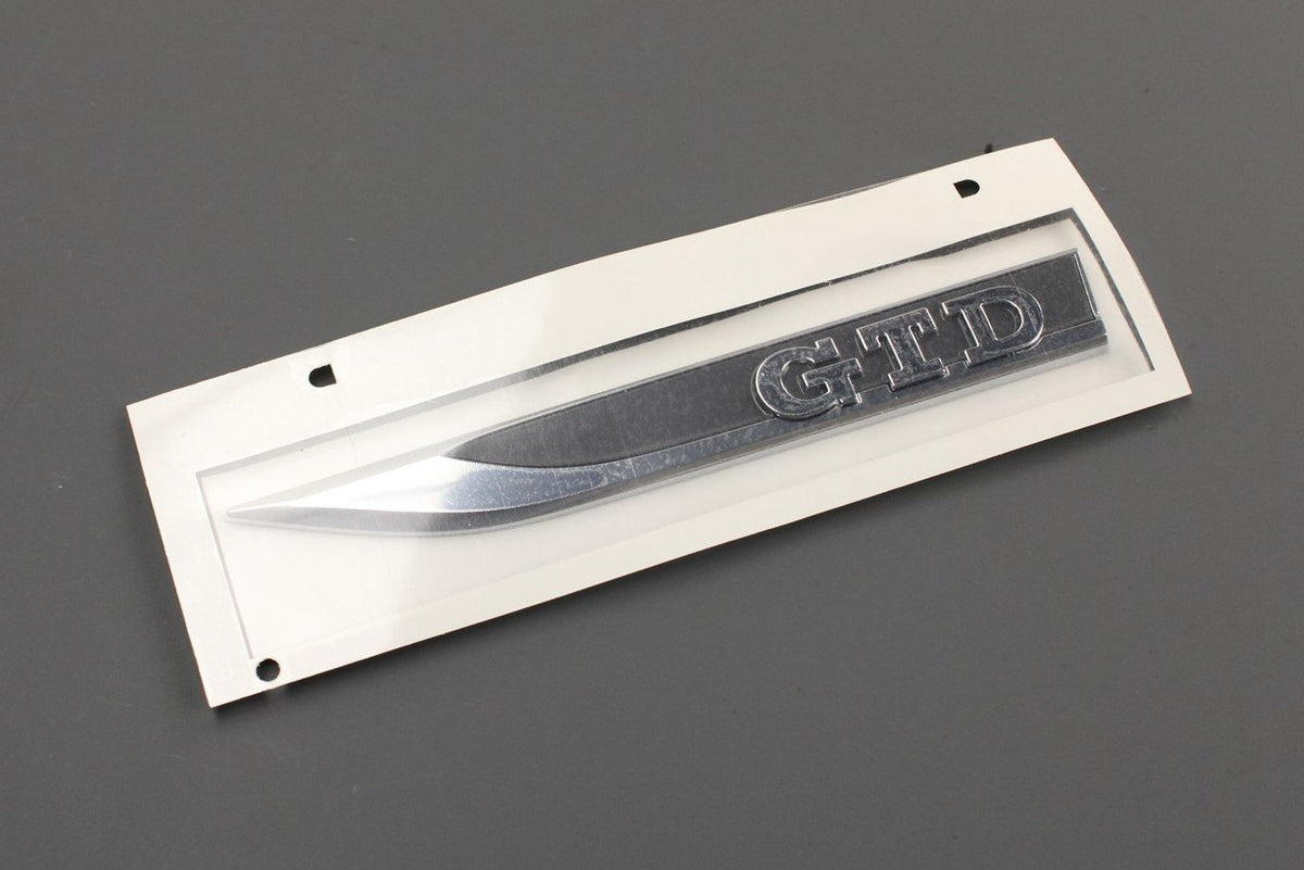VW Golf MK7.5 2017-20 front wing GTD badge (left) 5G0853688BA CMT, view 1
