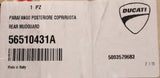 Ducati Monster 09-15 Hypermotard 13-on rear mud guard hugger 56510431A
