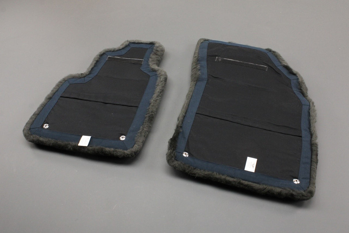 Bentley Continental lambswool front floor mats (Beluga) 3W2863691AE4BH