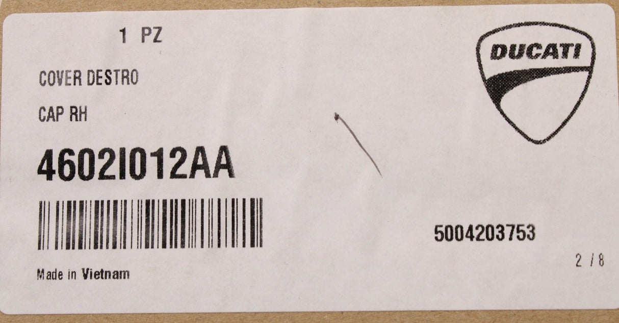 Ducati Streetfighter V4 23-on exhaust silencer cover (right) 4602I012AA