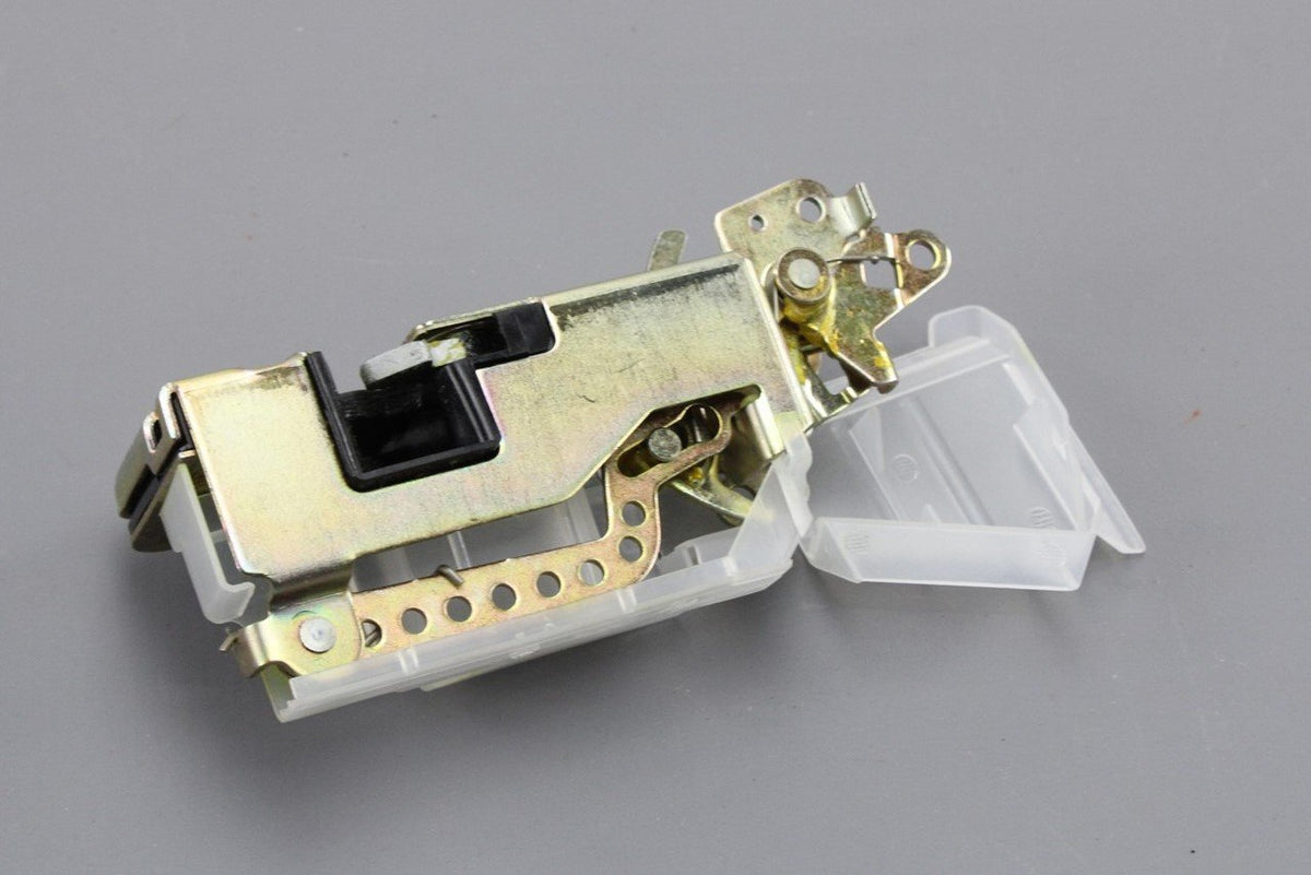 VW Transporter T4 91-04 left front door lock mechanism (LHD) 701837015D, view 1
