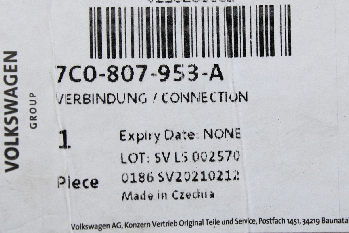 VW Crafter 2017-on front panel bumper carrier support (left) 7C0807953A