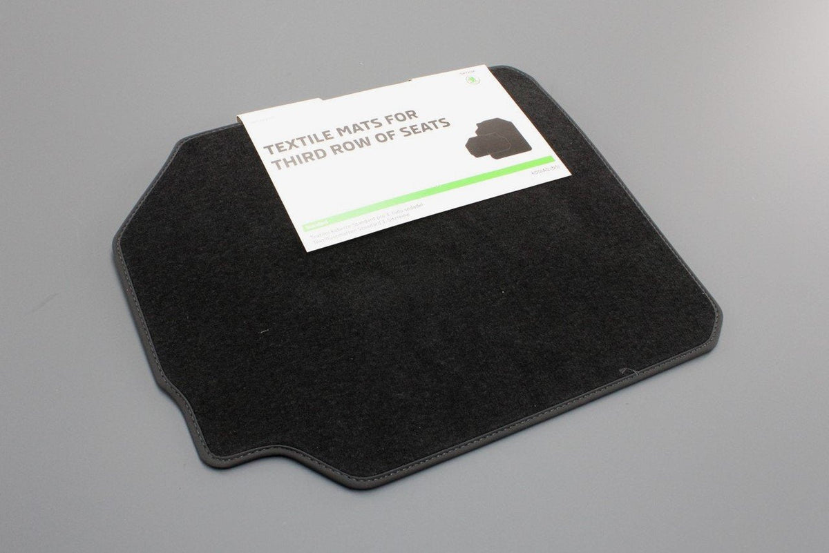 Skoda Kodiaq 2017-on rear floor mats set (7 seater, 3rd row) 565061450, view 1