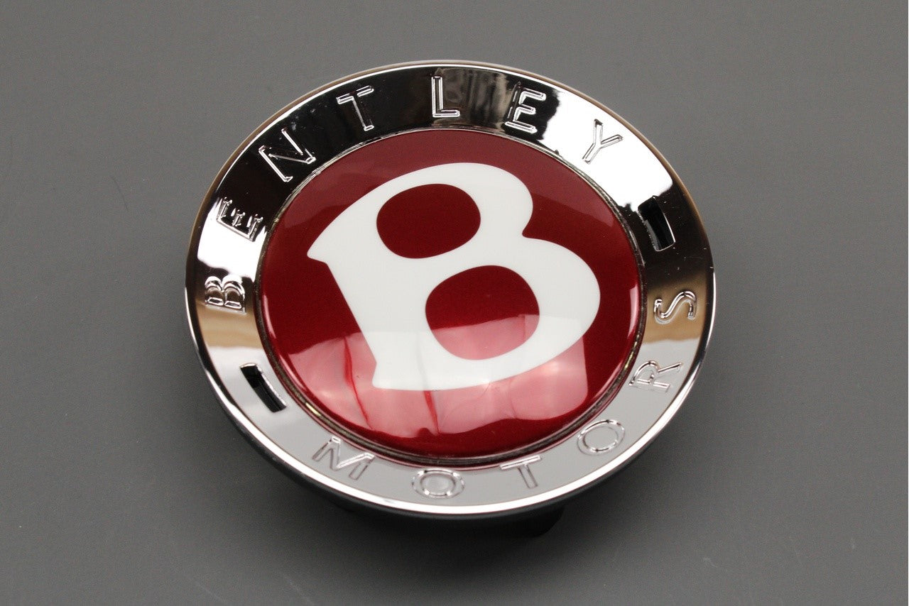 ベントレー　センターパネル Bentley Continental GT GTC 2012-2018 wheel centre cap (red