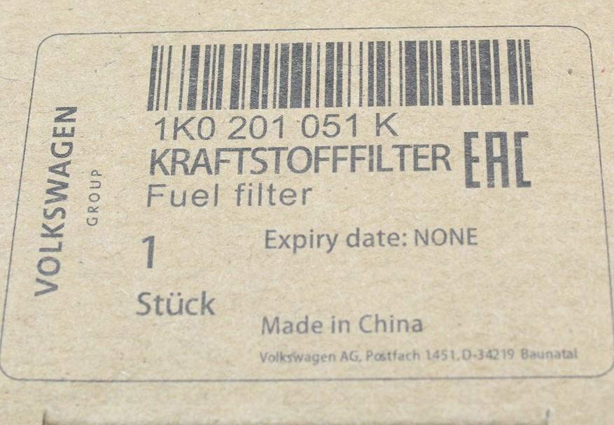 VW Audi Skoda SEAT various models petrol fuel filter 1K0201051K
