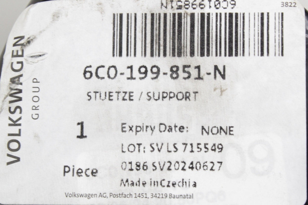 VW Polo Audi A1 Skoda SEAT lower gearbox dog bone mount 6C0199851N