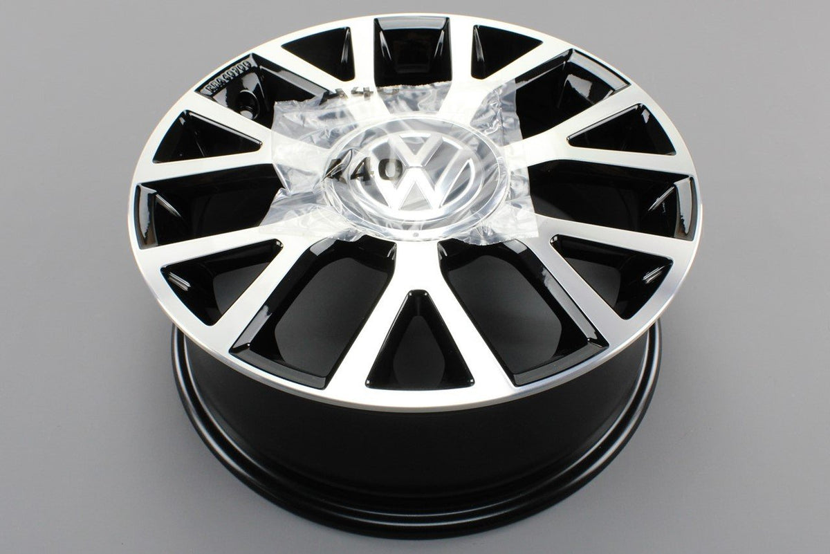 VW Up! 2012-on 16'' Upsilon alloy wheels polished (x4) 1S0071496 FZZ, view 1