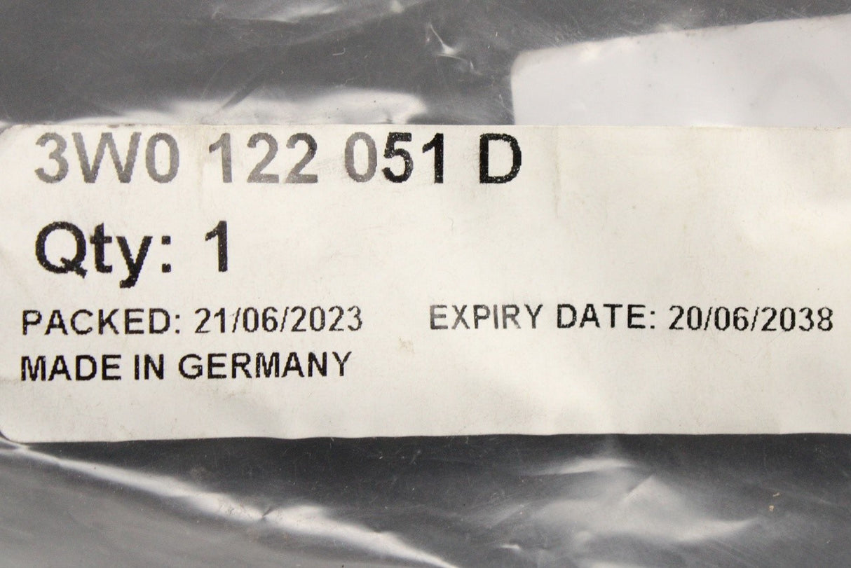 Bentley Continental GT GTC 04-10 6.0 radiator coolant hose 3W0122051D