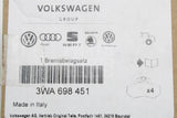 VW Tiguan Passat 24-on Audi Q3 Skoda CUPRA rear brake pads set 3WA698451