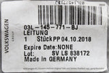 VW Transporter T6 2016-20 oil feed supply pipe (2.0 Bi TDI) 03L145771BJ