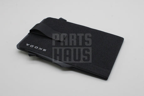 Skoda Enyaq Elroq IV tethered charge cable storage pocket 5LJ061100