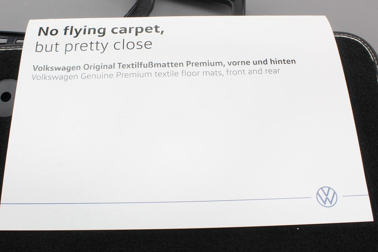 VW Tiguan Allspace 2018- Premium textile carpet mat set RHD 5NL061270C