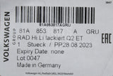 Audi Q2 SQ2 2017-on primed rear wheel arch trim (left) 81A853817A GRU