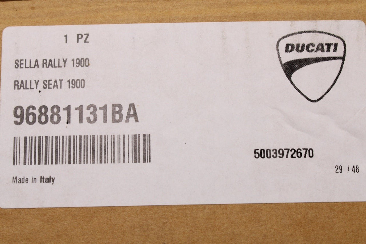 Ducati Performance Desert X 2023-25 thick rally seat +20mm 96881131BA