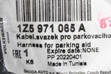 Skoda Octavia 1Z 2009-13 parking sensor wiring harness (rear) 1Z5971065A
