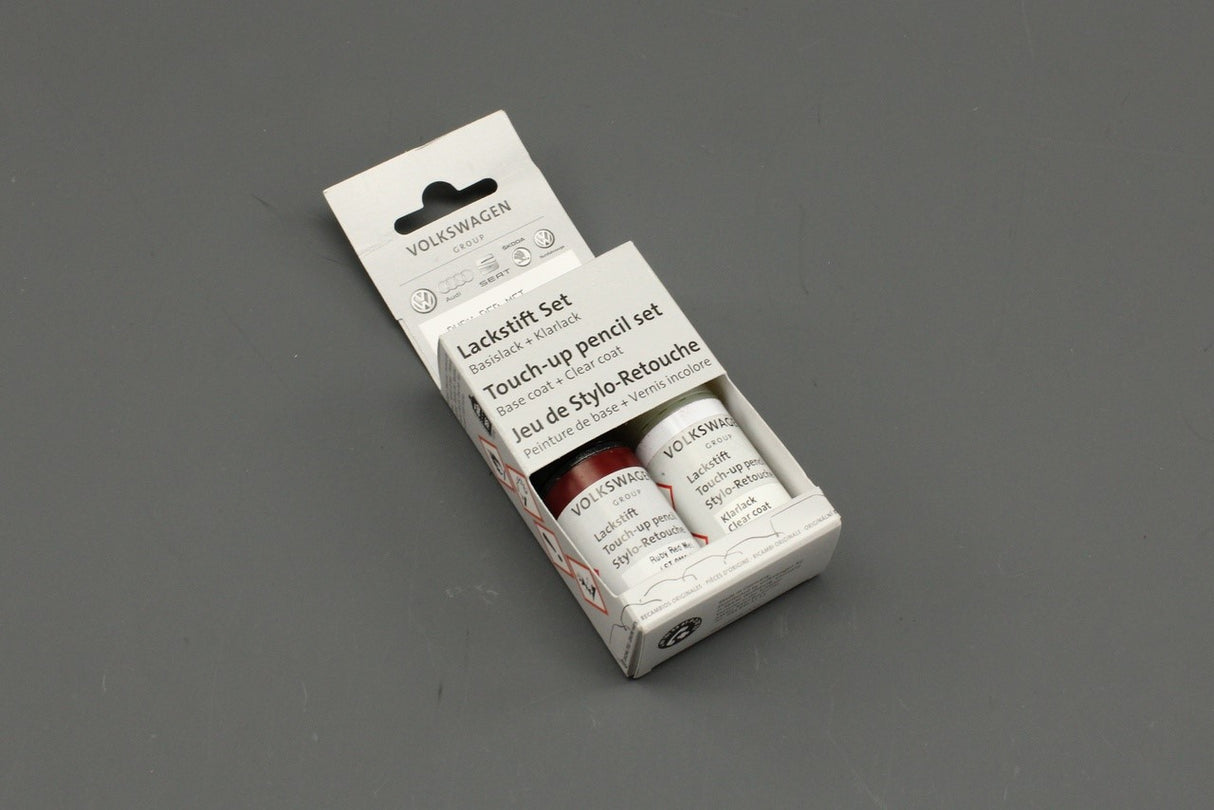 VW touch up paint set Ruby Red LA3Q (x2 9ml) LST0U2A3Q