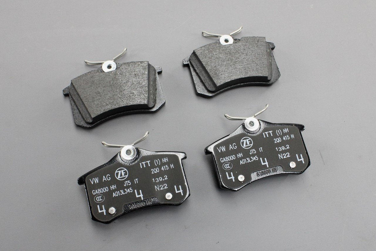 VW Polo Audi A1 S1 Skoda Fabia SEAT rear brake pads (230mm) 2Q0698451C