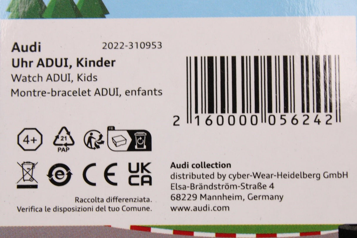 Audi accessory children's money box with ADUI robot watch 3202000900