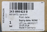 VW Caddy 2004-15 rear bumper attachments parts set 2K5898623B