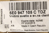 Skoda Octavia 13-21 sun roof controls reading light 5E0947105C TDZ