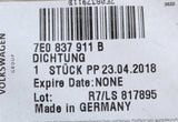 VW Transporter T5 T5.1 T6 T6.1 front inner door seal (left) 7E0837911B