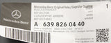 Mercedes-Benz rear bumper reflector (left) A6398260440