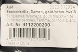 Audi accessory ladies gold sunglasses 3112200200