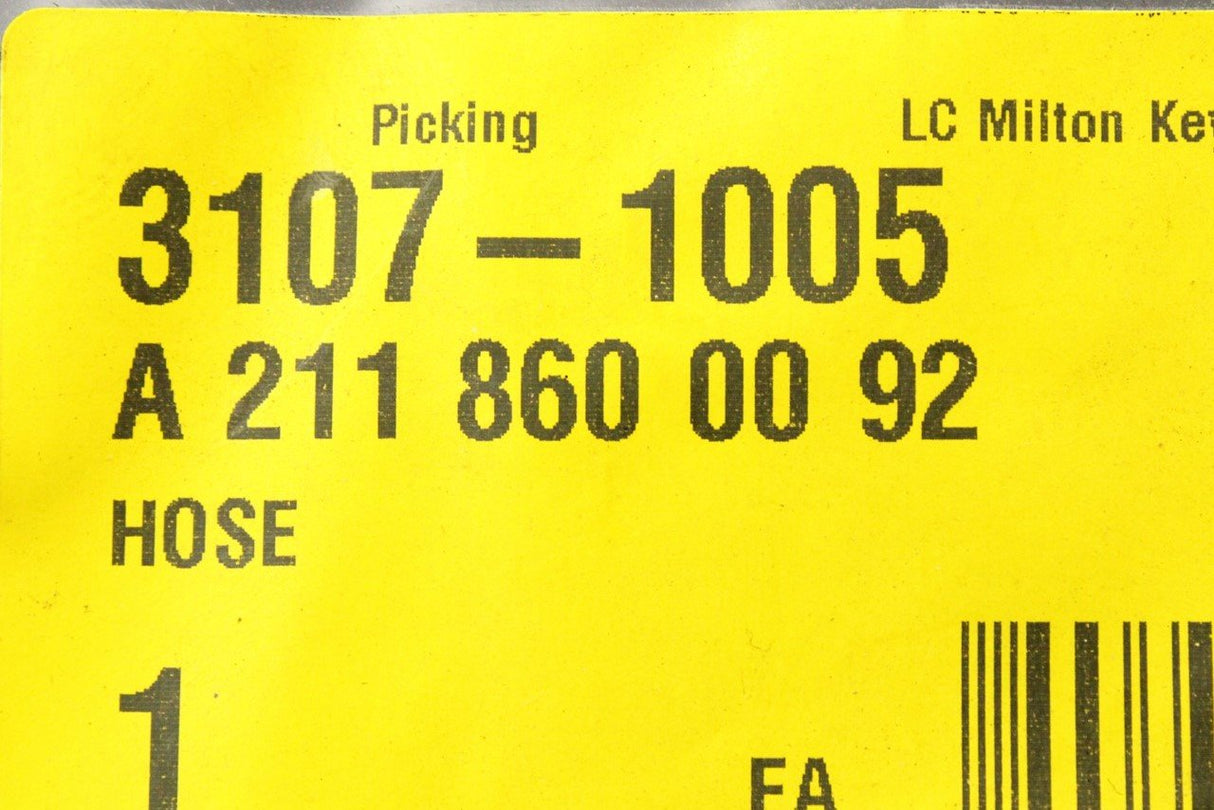 Mercedes-Benz E-Class washer fluid pipe hose A2118600092