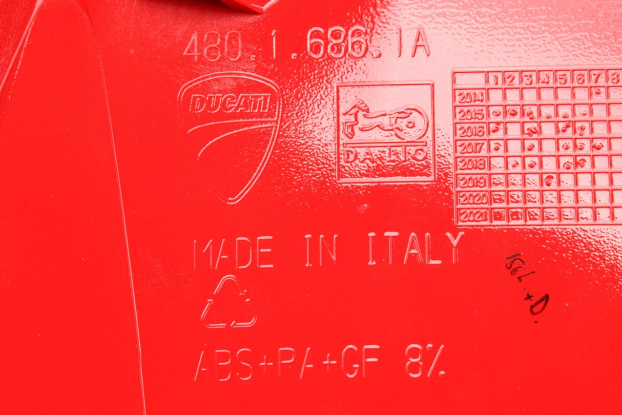 Ducati Multistrada 1200 2017 radiator fairing cover (right) 48016862AC