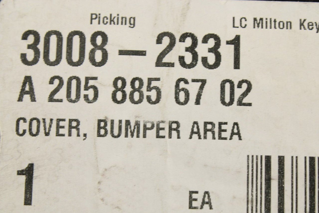 Mercedes-Benz C-Class front bumper trim (left) A2058856702